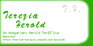 terezia herold business card